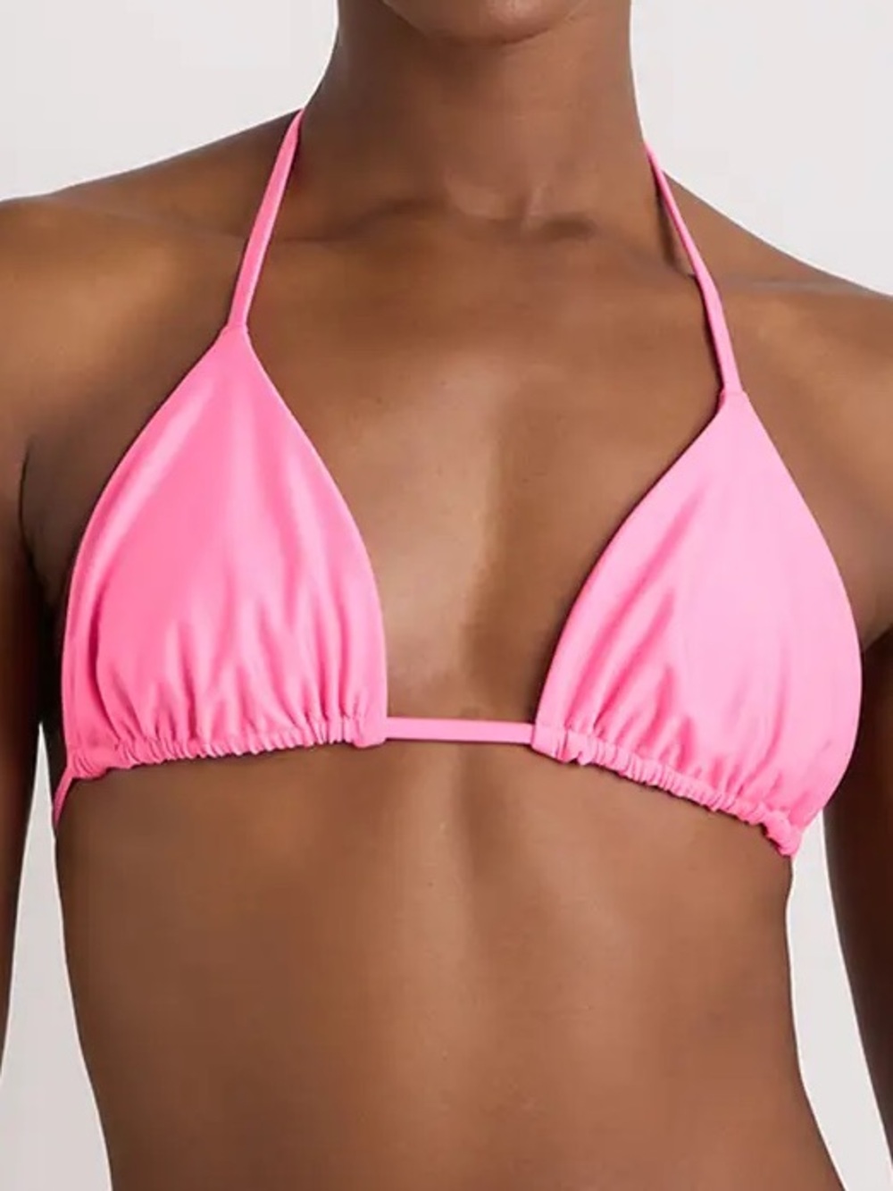 Quince Italian triangle Pink Bikini Top XL